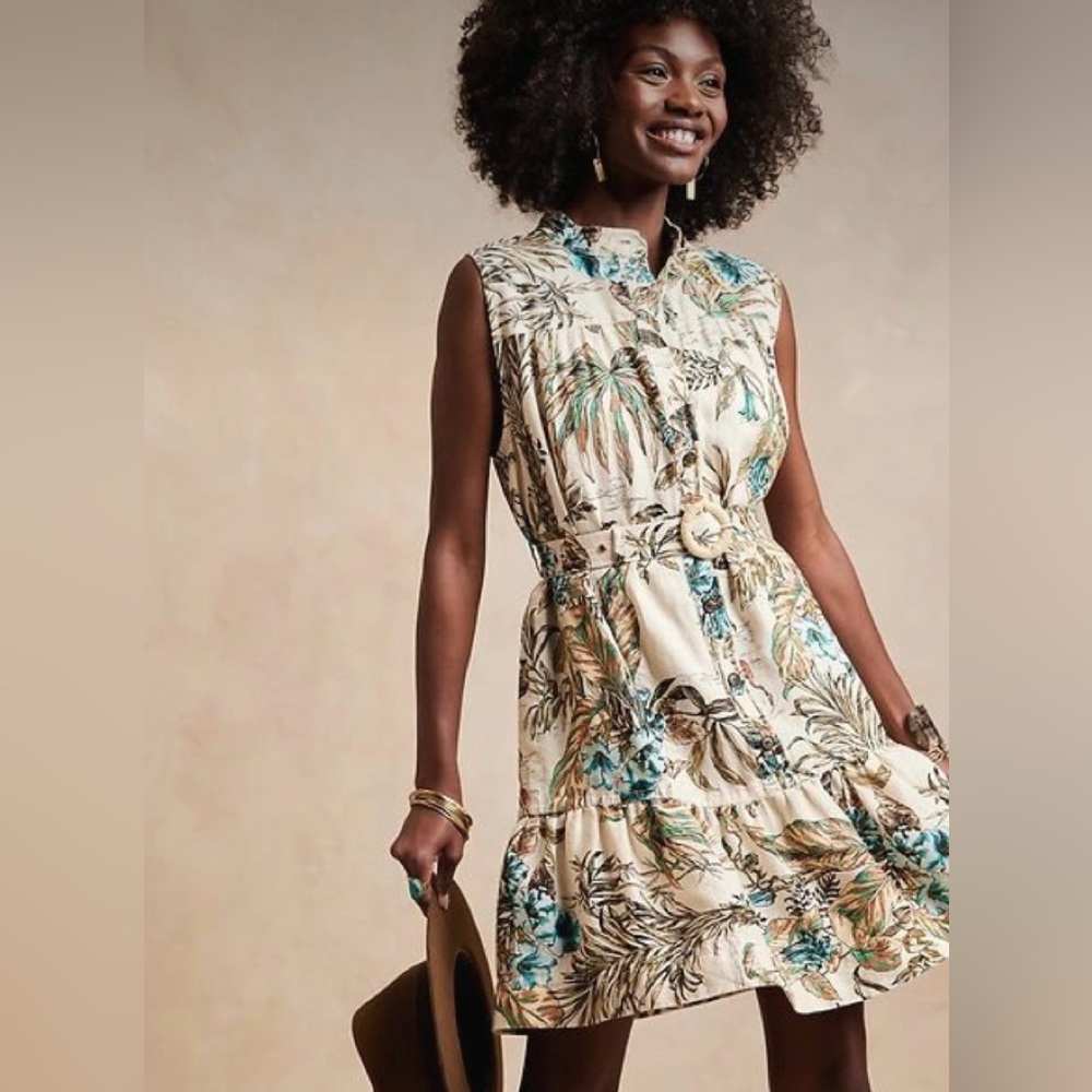 Gorgeous Banana Republic Flounce Dress• Medium